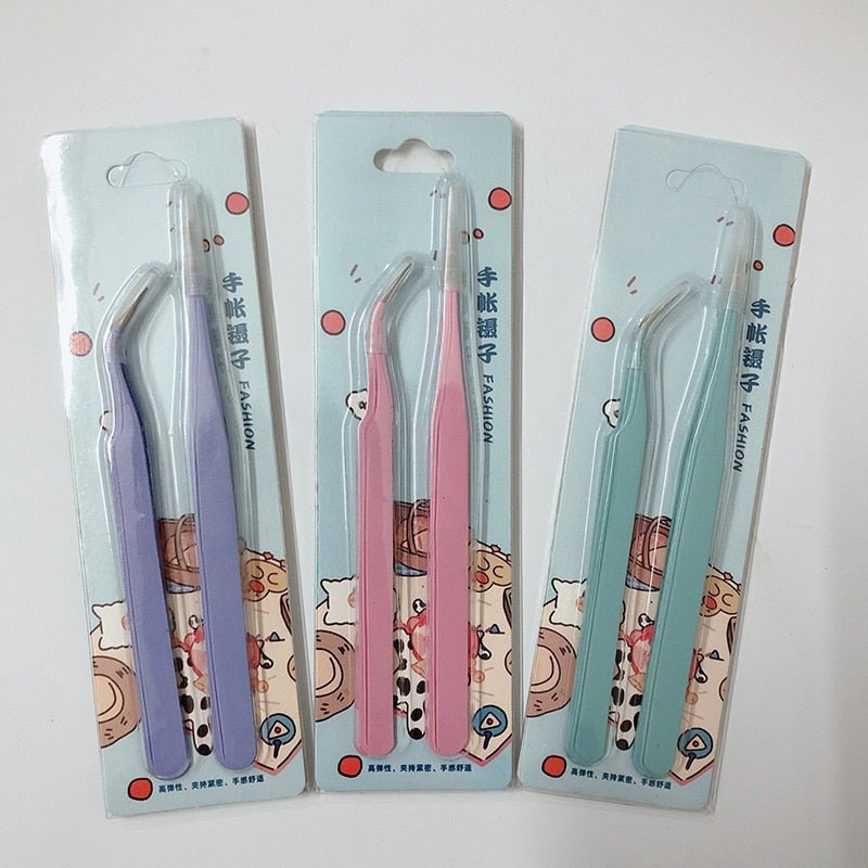 2 Piece Set Office/Crafting Tweezers - High Street Cottage