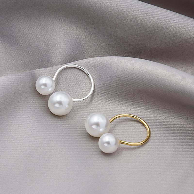 6 Piece Set of Elegant Pearl Napkin Rings - High Street Cottage