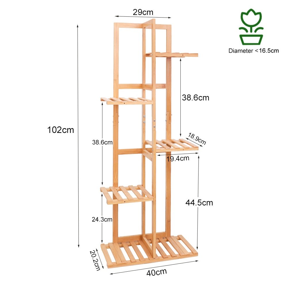 Bamboo Plant Tower - High Street Cottage