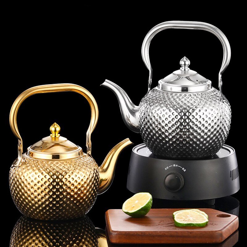 Beautiful Stainless Steel Tea Kettles - High Street Cottage