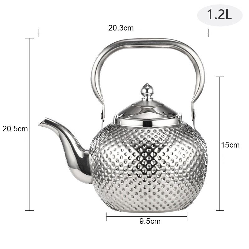 Beautiful Stainless Steel Tea Kettles - High Street Cottage