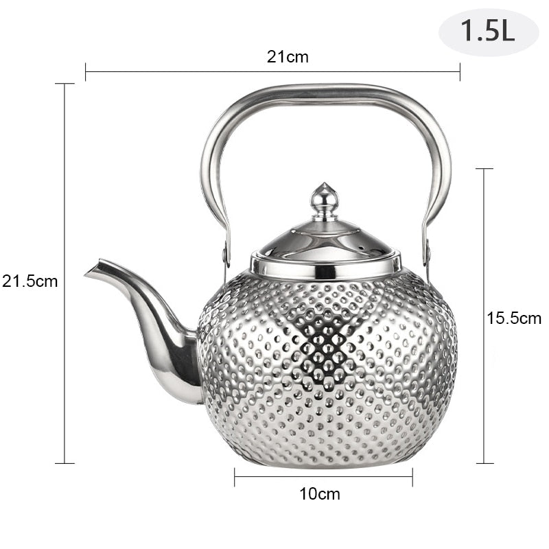 Beautiful Stainless Steel Tea Kettles - High Street Cottage