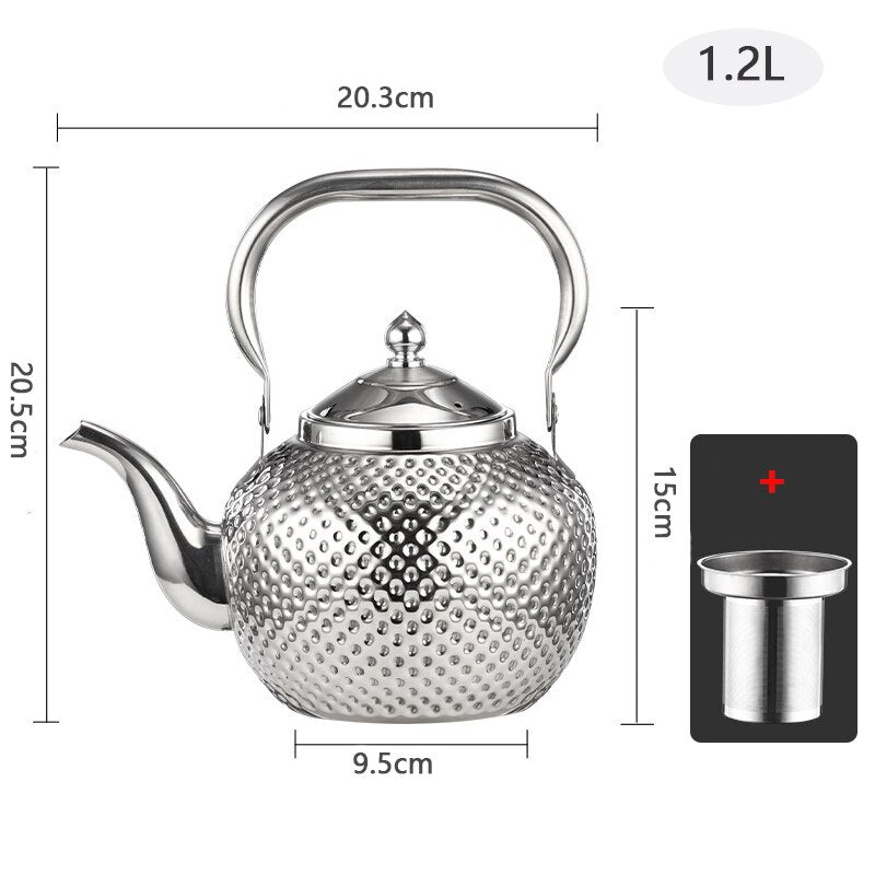 Beautiful Stainless Steel Tea Kettles - High Street Cottage