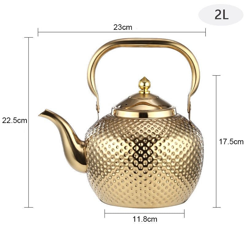 Beautiful Stainless Steel Tea Kettles - High Street Cottage