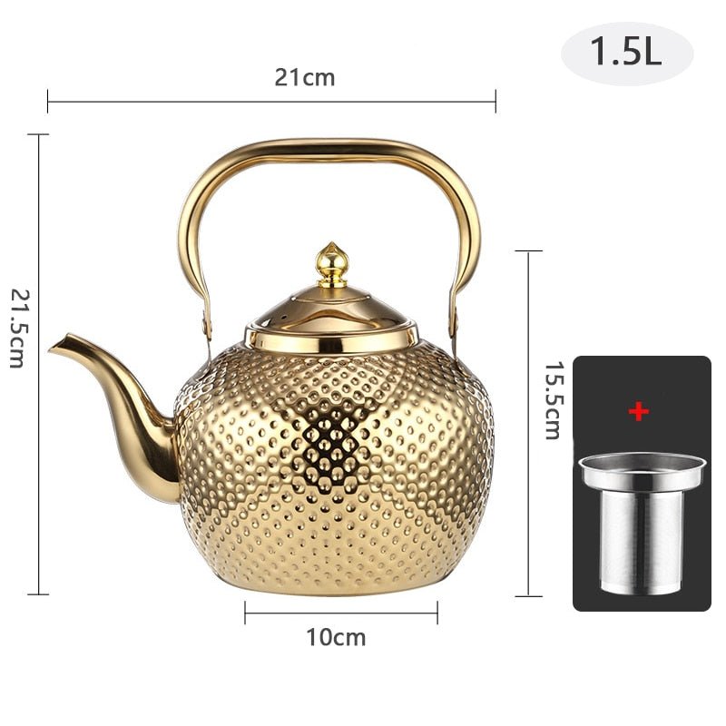 Beautiful Stainless Steel Tea Kettles - High Street Cottage