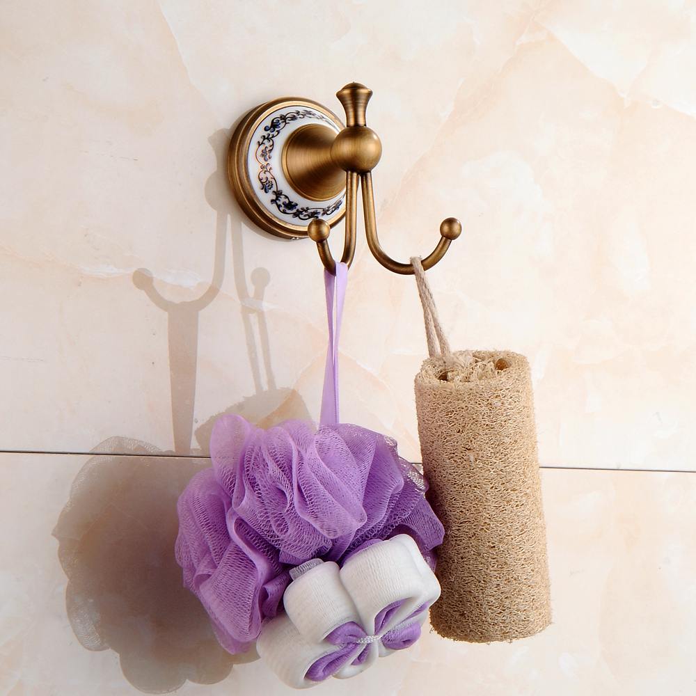 Ceramic and Brass Bathroom Hardware Collection - High Street Cottage