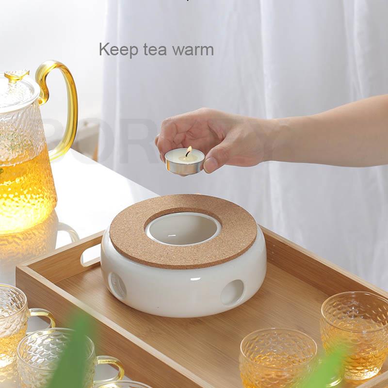 Ceramic Teapot Warmer with Cutout design - High Street Cottage
