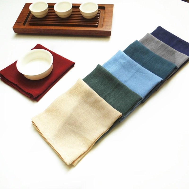 Classic Cotton Linen Napkins - 7 Color Options - High Street Cottage