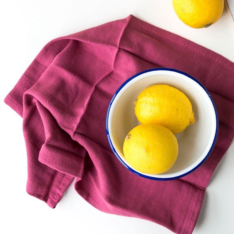 Classic Cotton Linen Napkins - 7 Color Options - High Street Cottage