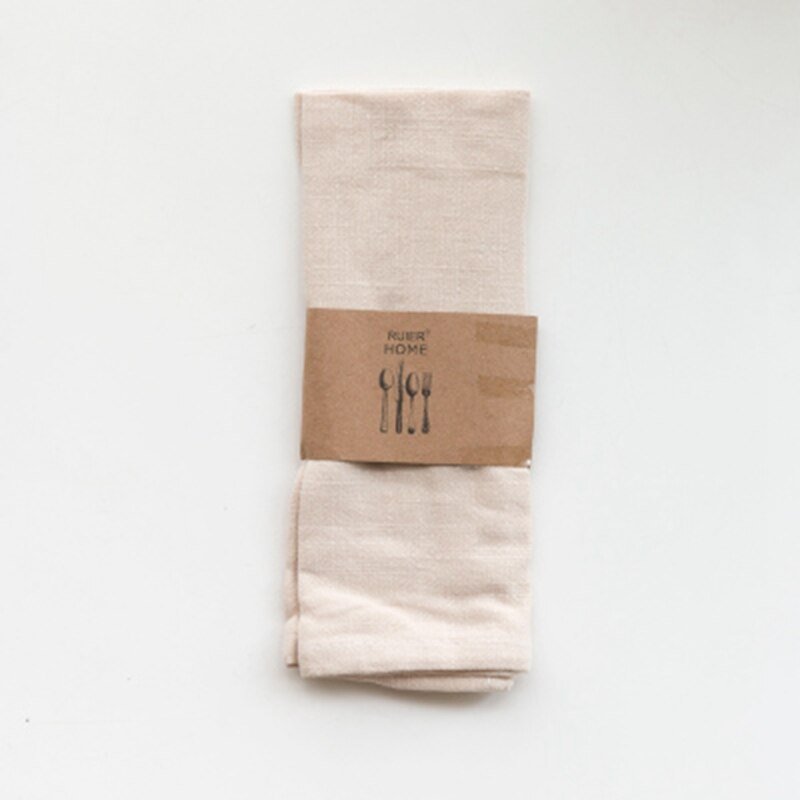 Classic Cotton Linen Napkins - 7 Color Options - High Street Cottage