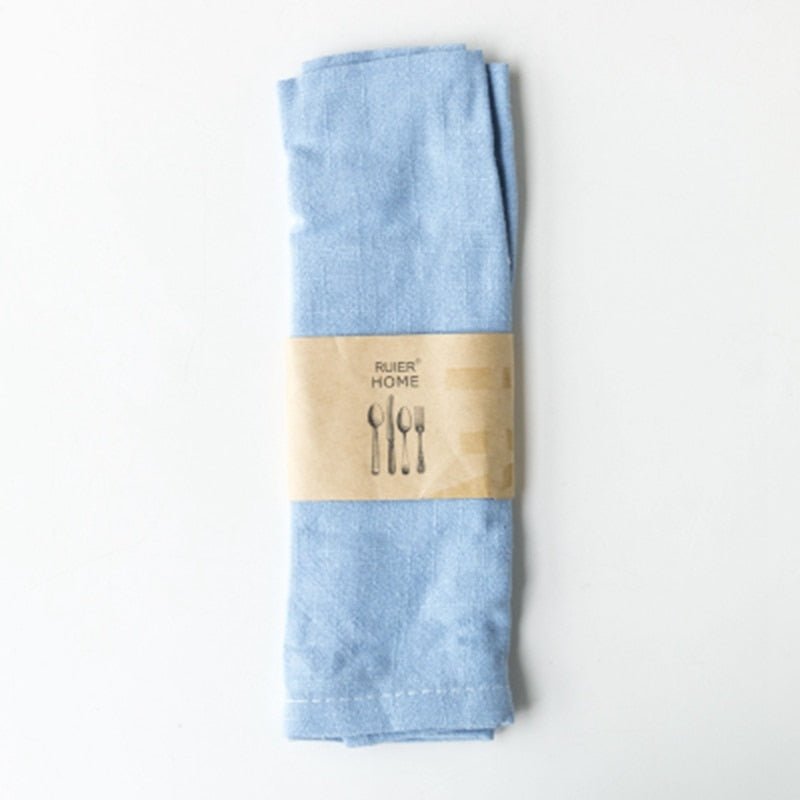 Classic Cotton Linen Napkins - 7 Color Options - High Street Cottage