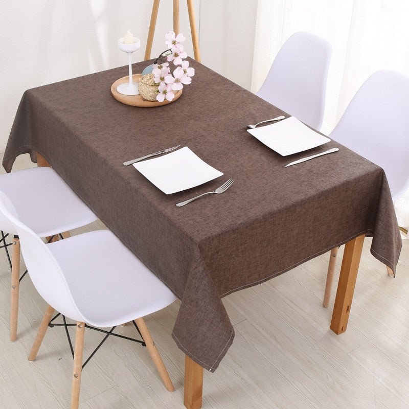 Classic Simplicity Solid Color Tablecloths - High Street Cottage