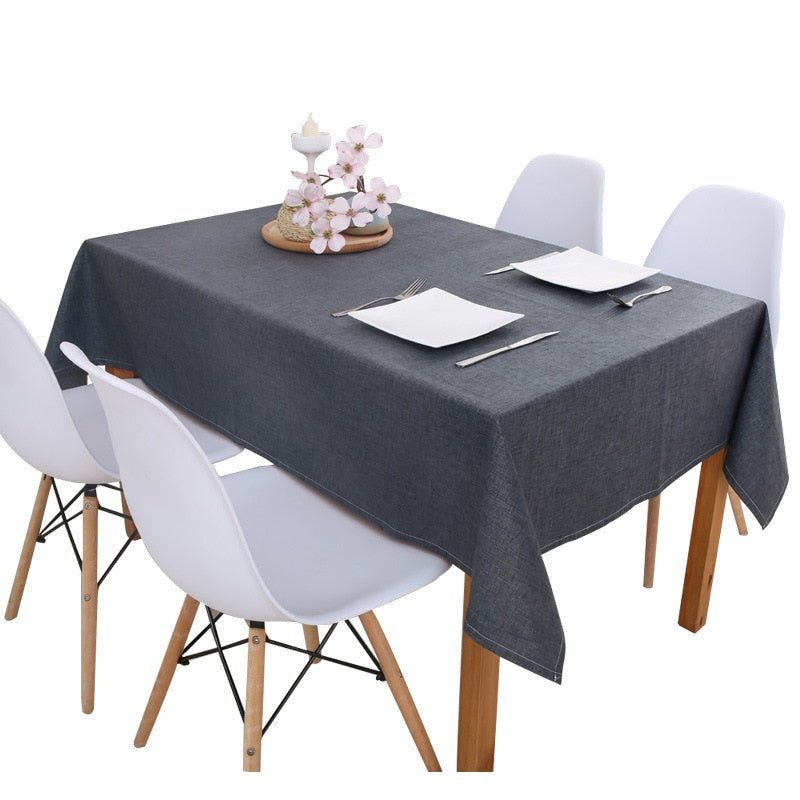 Classic Simplicity Solid Color Tablecloths - High Street Cottage