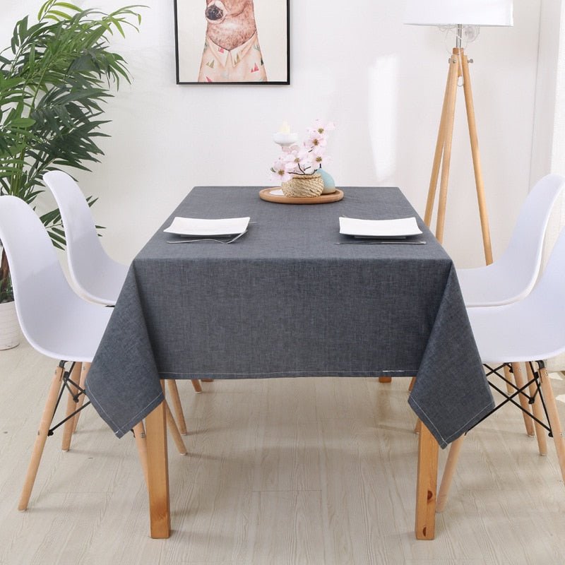 Classic Simplicity Solid Color Tablecloths - High Street Cottage