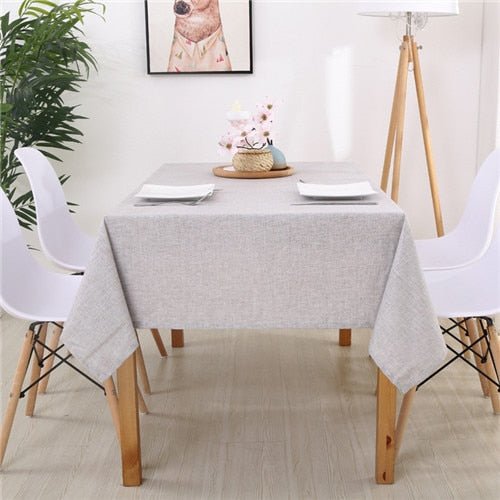Classic Simplicity Solid Color Tablecloths - High Street Cottage