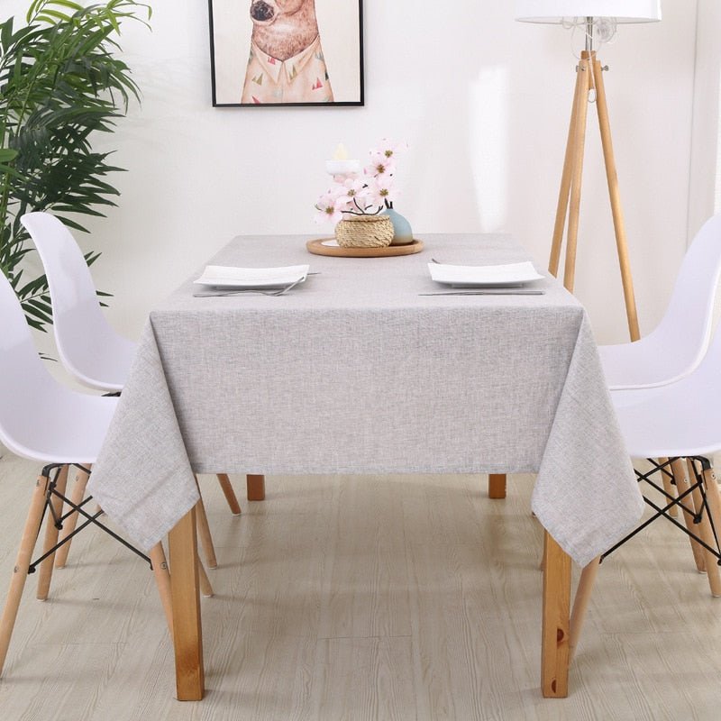 Classic Simplicity Solid Color Tablecloths - High Street Cottage