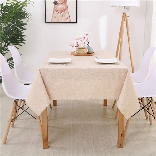Classic Simplicity Solid Color Tablecloths - High Street Cottage