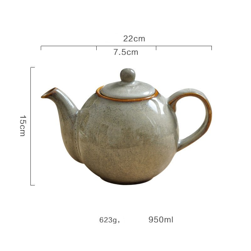 Classically Beautiful Glazed Porcelain Tea Sets - High Street Cottage
