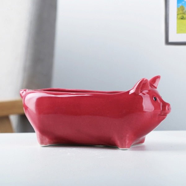 Cute Flower Pots - Alpacas, Elephants, and Pigs! - High Street Cottage