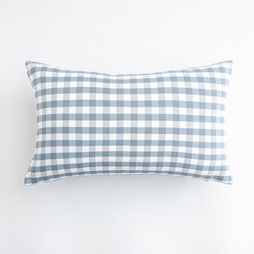 Decorative Plaid Throw Pillow Covers - High Street Cottage