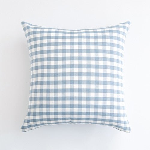 Decorative Plaid Throw Pillow Covers - High Street Cottage