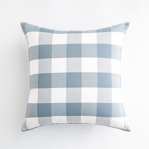 Decorative Plaid Throw Pillow Covers - High Street Cottage