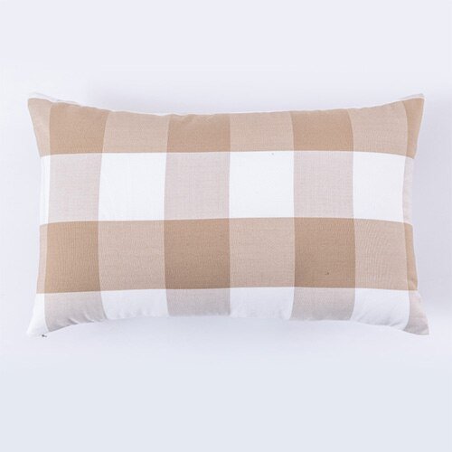 Decorative Plaid Throw Pillow Covers - High Street Cottage