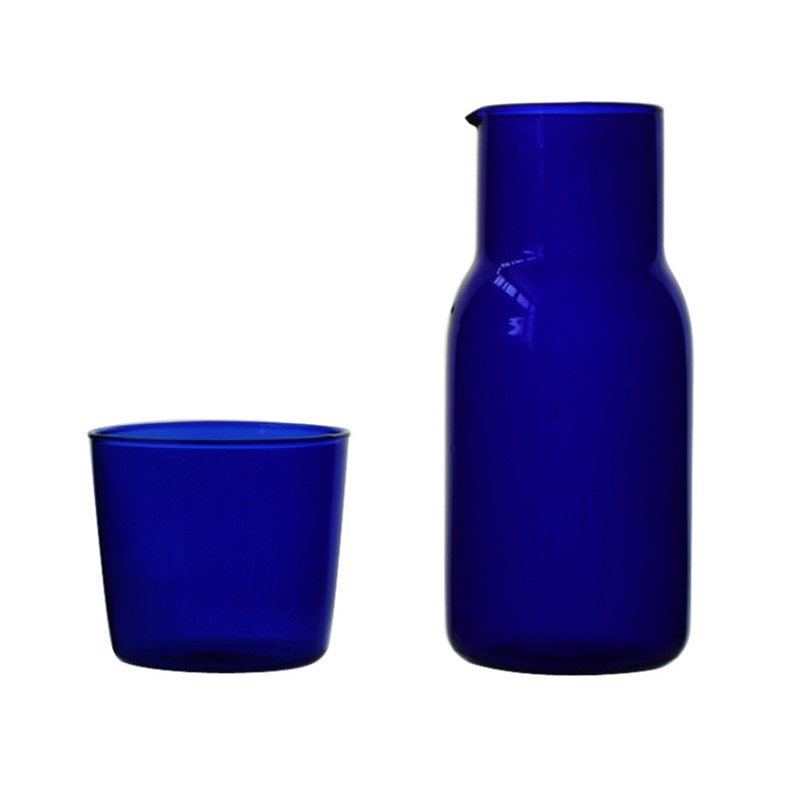 Glass Carafe with Cup - High Street Cottage
