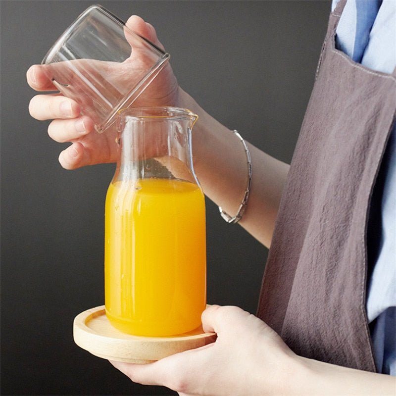 Glass Carafe with Cup - High Street Cottage