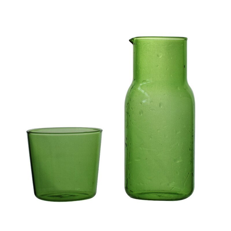 Glass Carafe with Cup - High Street Cottage