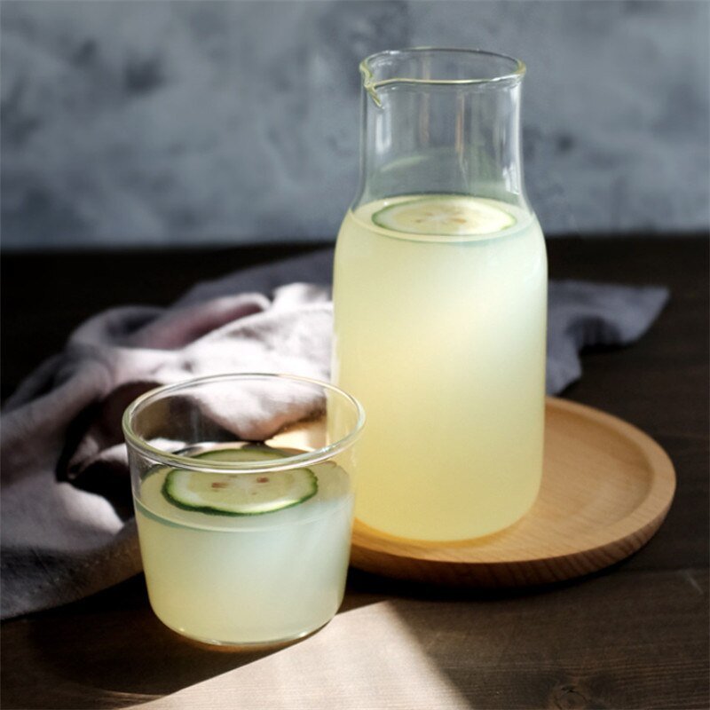 Glass Carafe with Cup - High Street Cottage