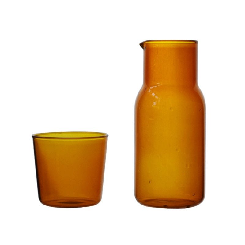 Glass Carafe with Cup - High Street Cottage