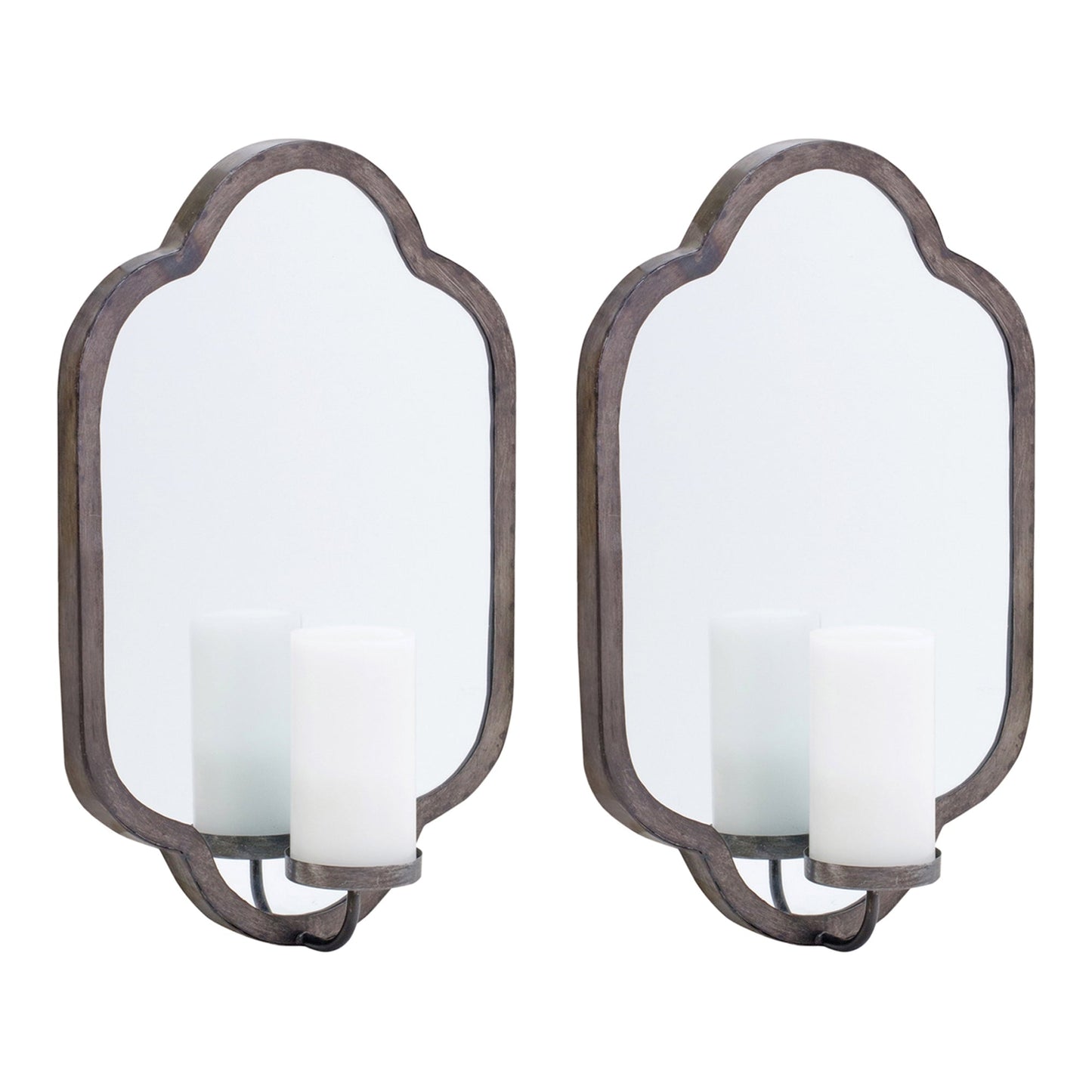 Iron Farmhouse Mirror Sconces - set of 2 - High Street Cottage