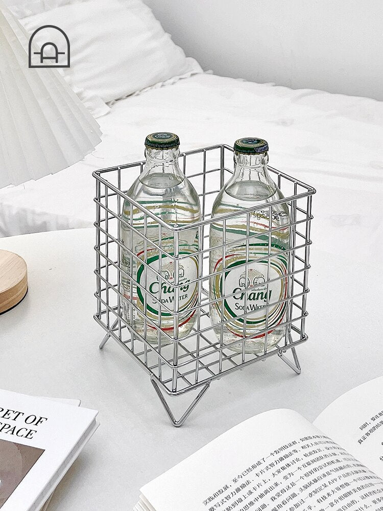 Iron Wire Storage Basket - High Street Cottage