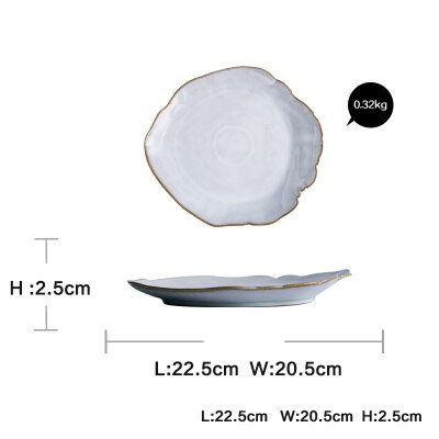 Irregular Shaped Ceramic Dishware - High Street Cottage