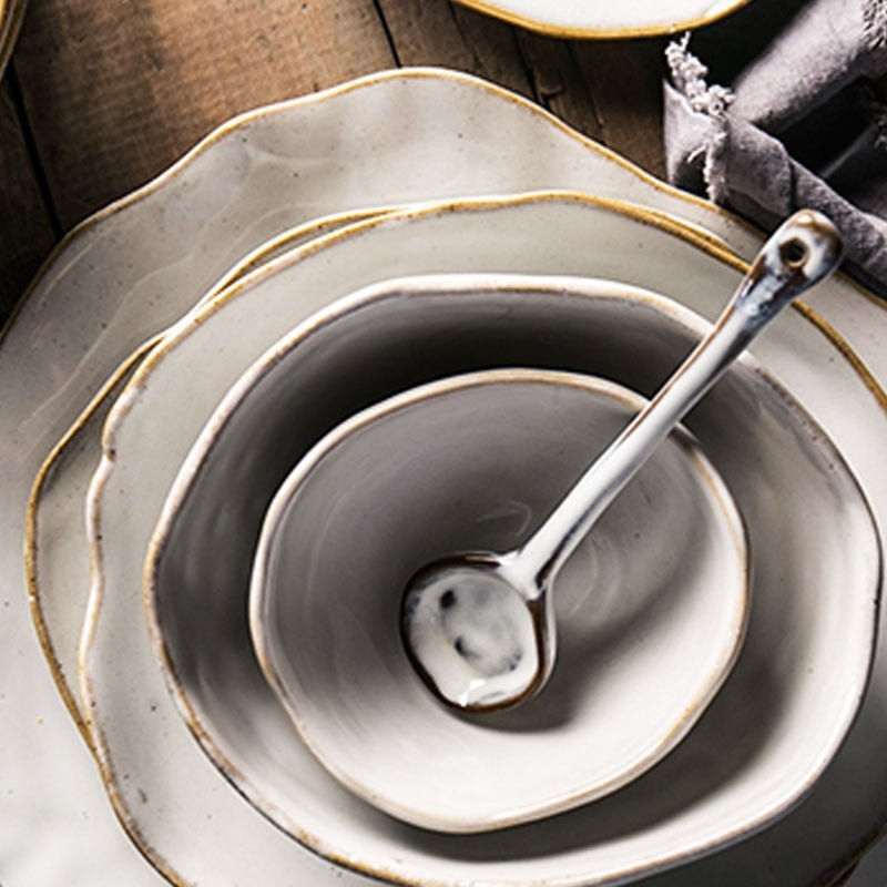 Irregular Shaped Ceramic Dishware - High Street Cottage