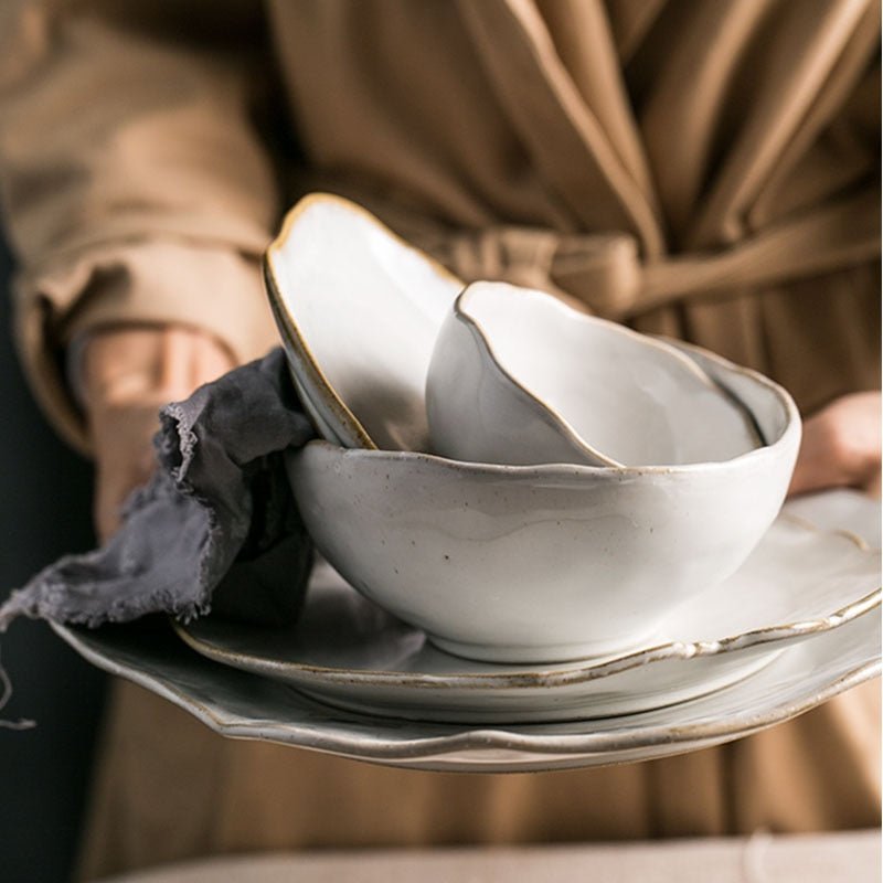 Irregular Shaped Ceramic Dishware - High Street Cottage