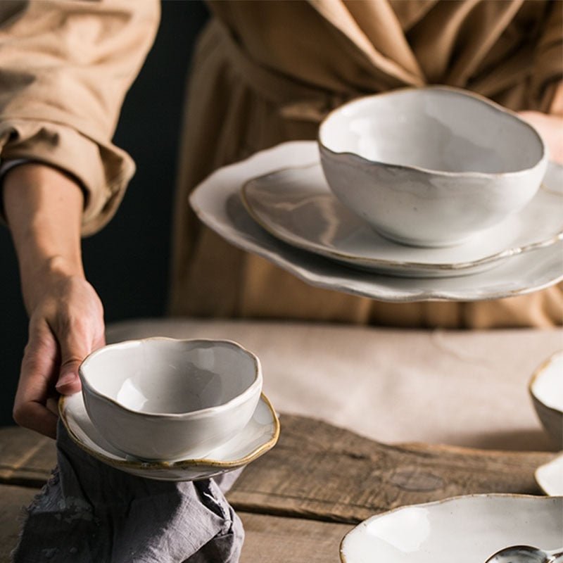 Irregular Shaped Ceramic Dishware - High Street Cottage