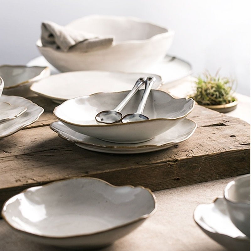 Irregular Shaped Ceramic Dishware - High Street Cottage