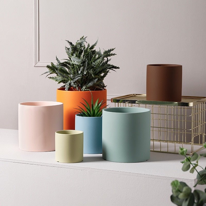 Matte Ceramic Pots - Mix and Match Colors and Styles - High Street Cottage