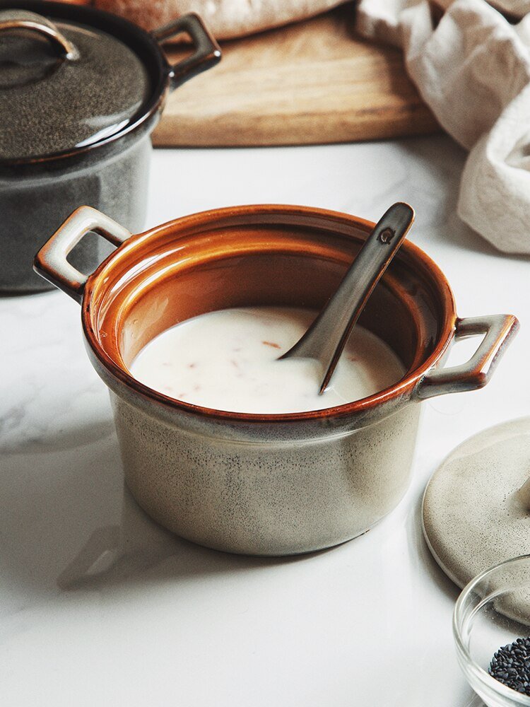 Miniature Ceramic Dutch Oven - High Street Cottage