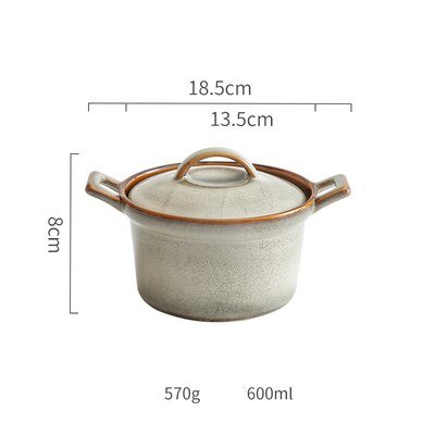 Miniature Ceramic Dutch Oven - High Street Cottage
