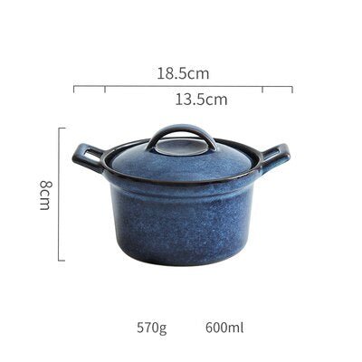 Miniature Ceramic Dutch Oven - High Street Cottage