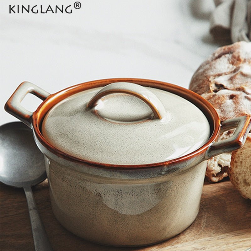 Miniature Ceramic Dutch Oven - High Street Cottage