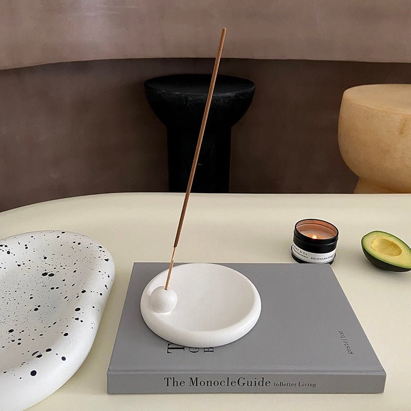 Minimalist Ceramic Incense Burner - High Street Cottage
