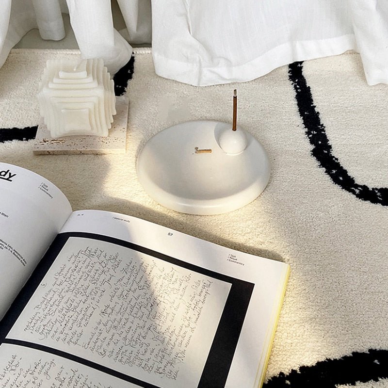 Minimalist Ceramic Incense Burner - High Street Cottage