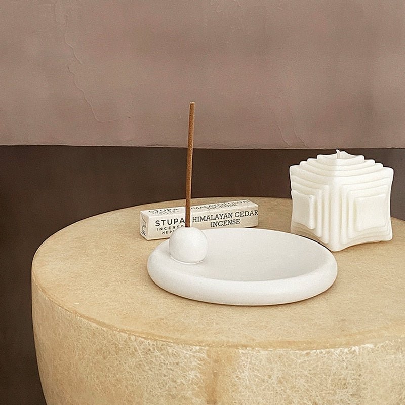 Minimalist Ceramic Incense Burner - High Street Cottage