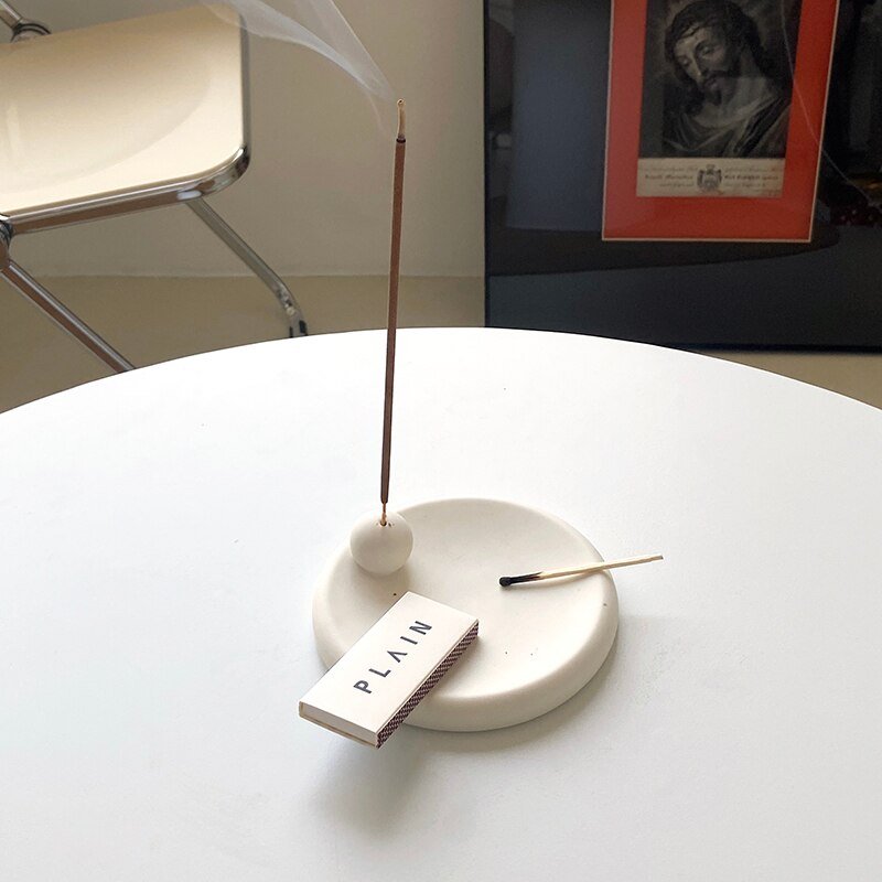 Minimalist Ceramic Incense Burner - High Street Cottage