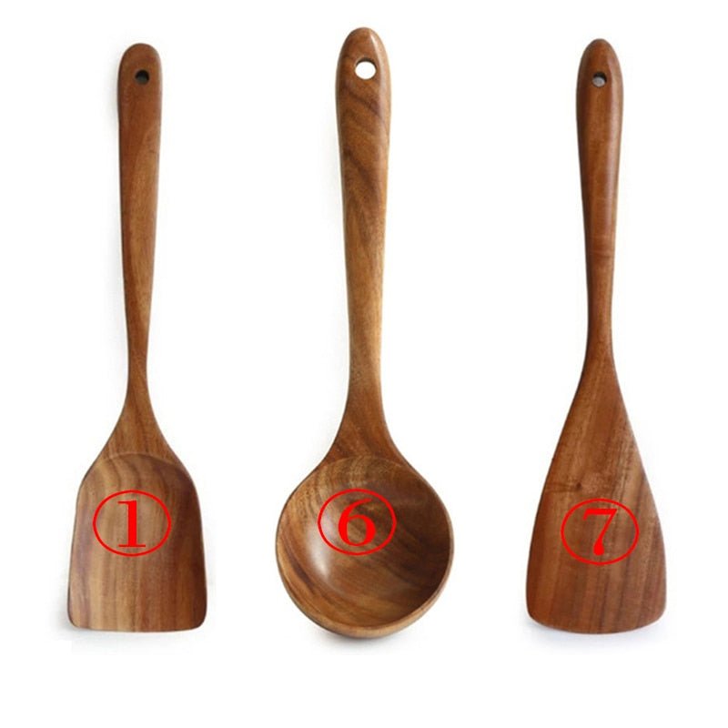 Natural Wood Tableware - Mix and Match - High Street Cottage