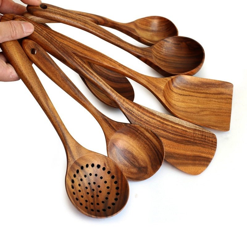 Natural Wood Tableware - Mix and Match - High Street Cottage